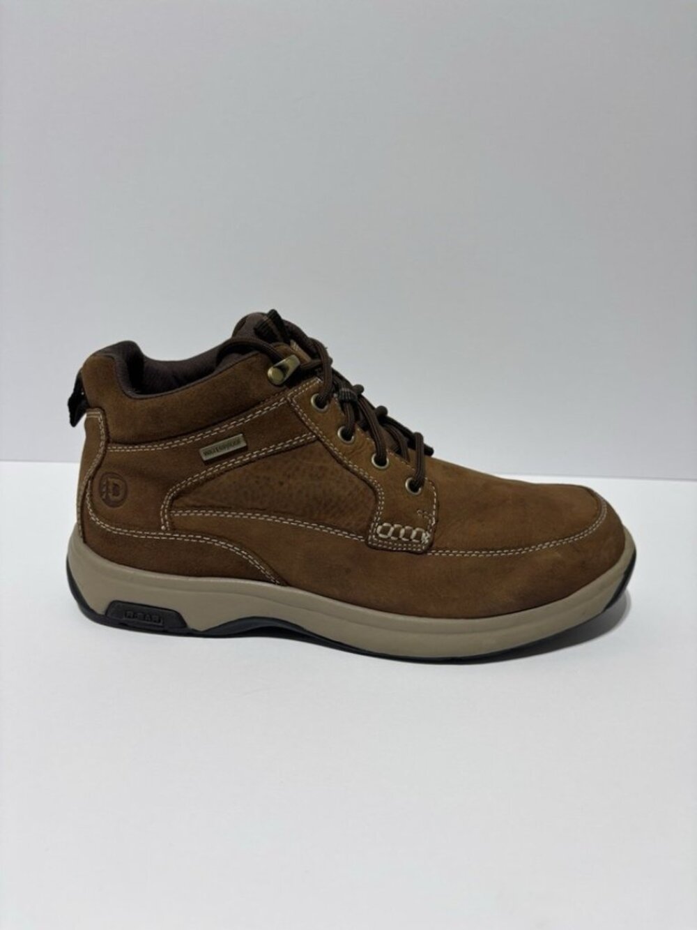 Dunham Men’s 8000 Waterproof Mid Boots Brown Leather, Size 10 EEEE